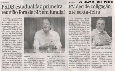 Jornal de Jundiaí - 27/09/2011