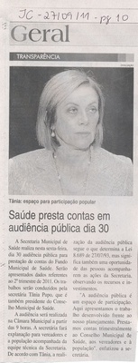Jornal da Cidade - 27/09/2011