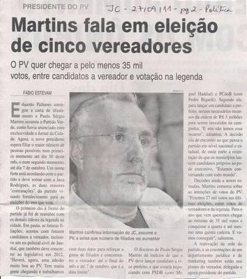 Jornal da Cidade - 27/09/2011
