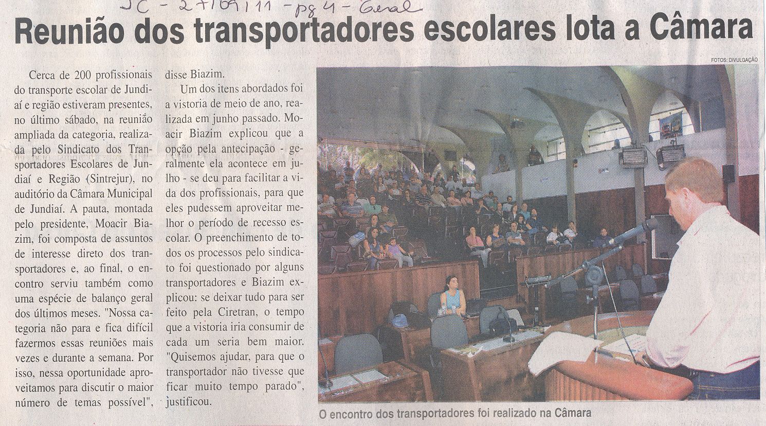 Jornal da Cidade - 27/09/2011