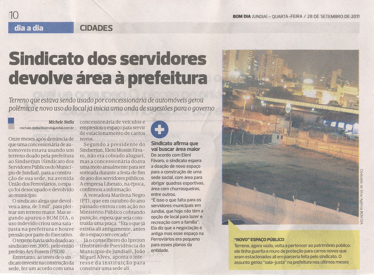 Bom Dia Jundiaí - 28/09/2011