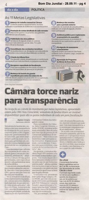 Bom Dia Jundiaí - 28/09/2011