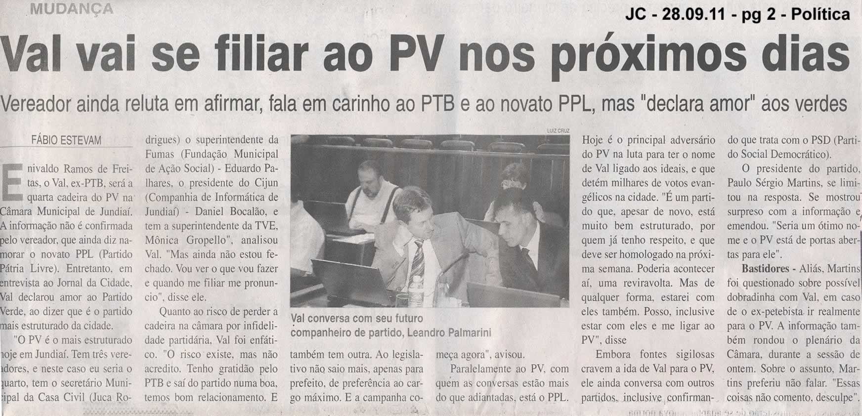 Jornal da Cidade - 28/09/2011