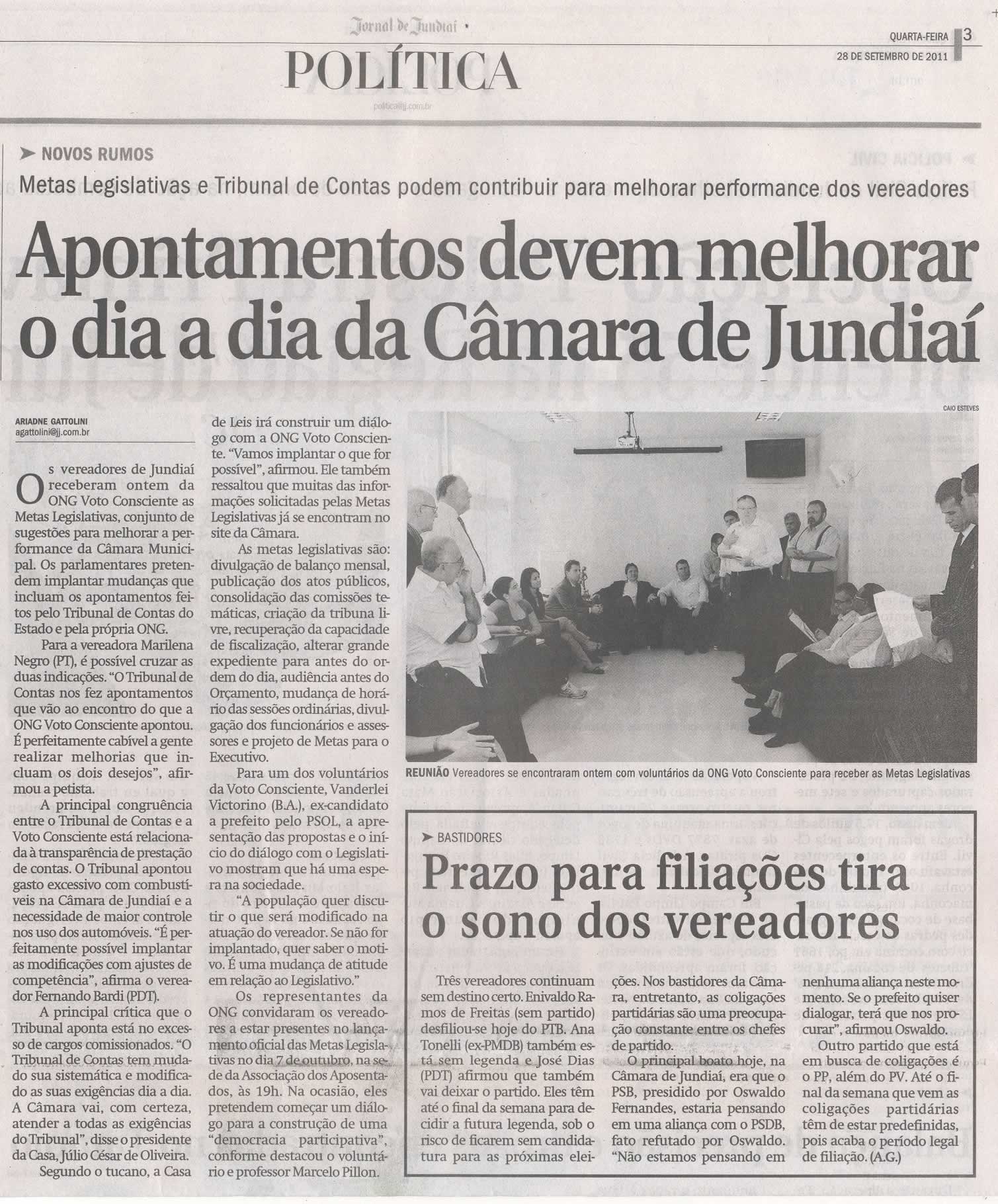 Jornal de Jundiaí - 28/09/2011