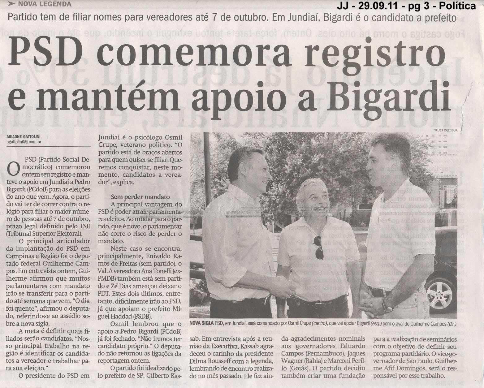Jornal de Jundiaí - 29/09/2011