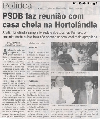 Jornal da Cidade - 30/09/2011