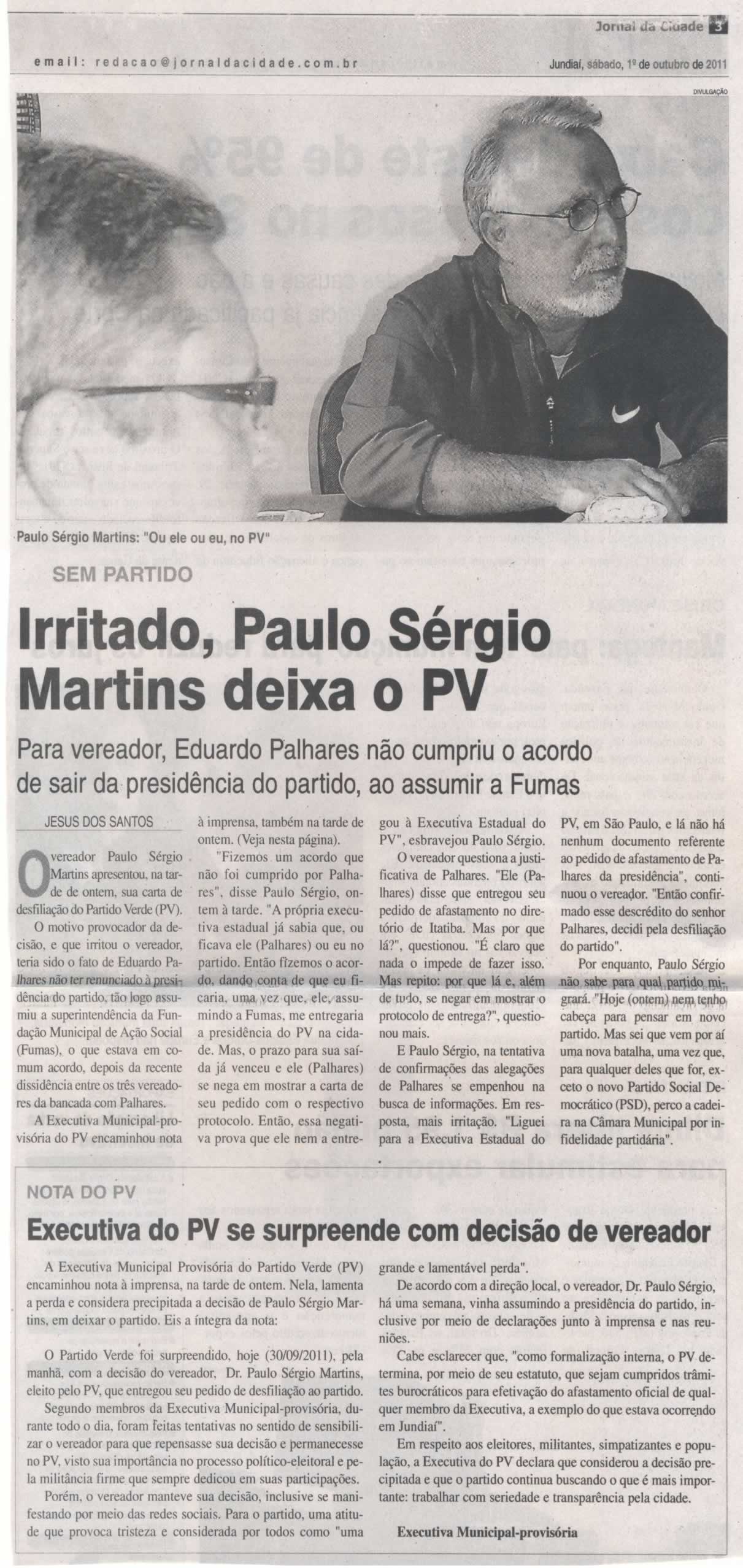 Jornal da Cidade - 01/10/2011