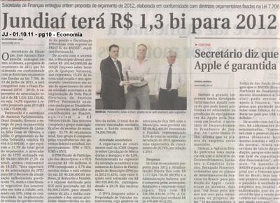 Jornal de Jundiaí - 01/10/2011