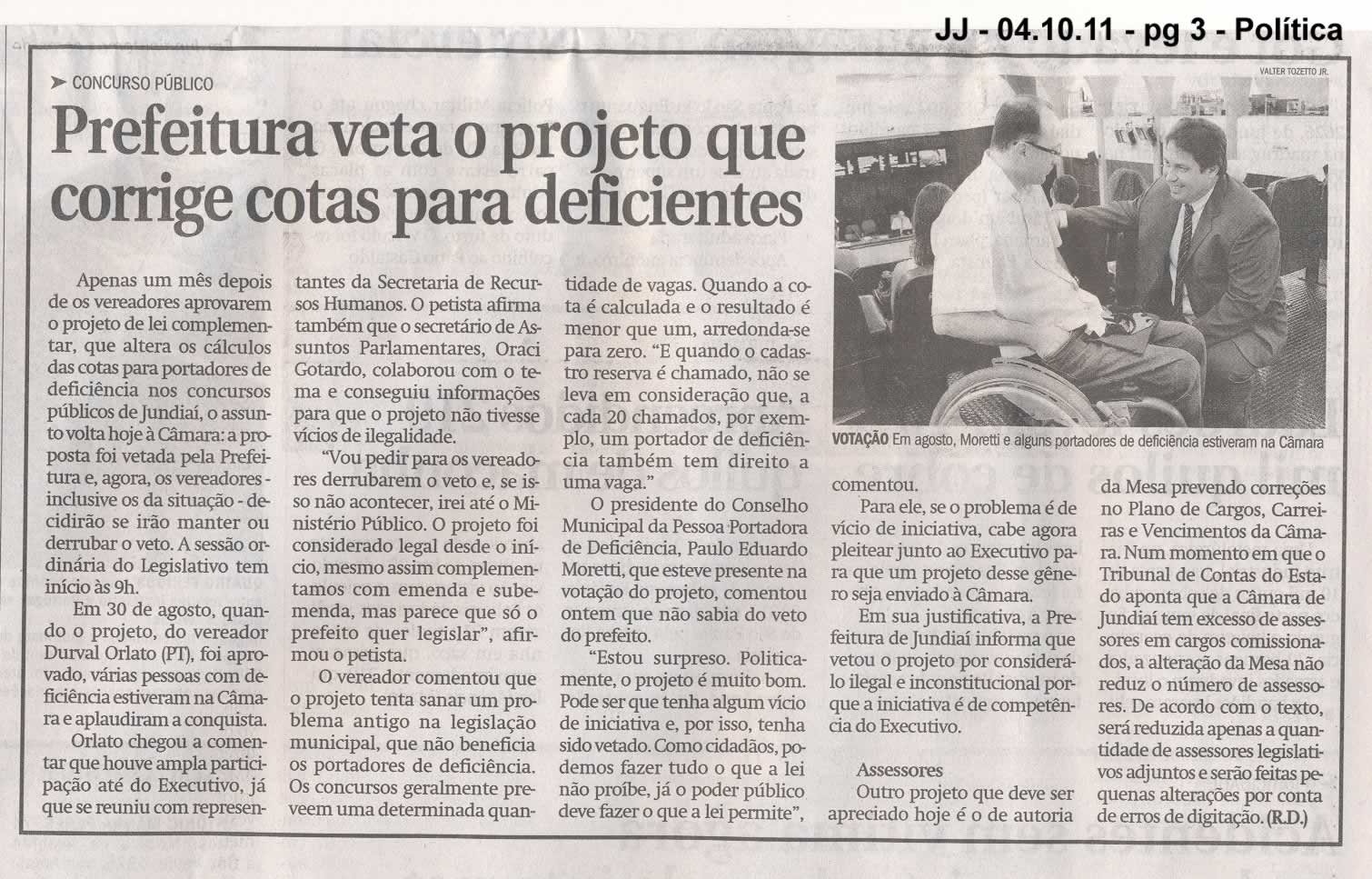 Jornal de Jundiaí - 04/10/2011