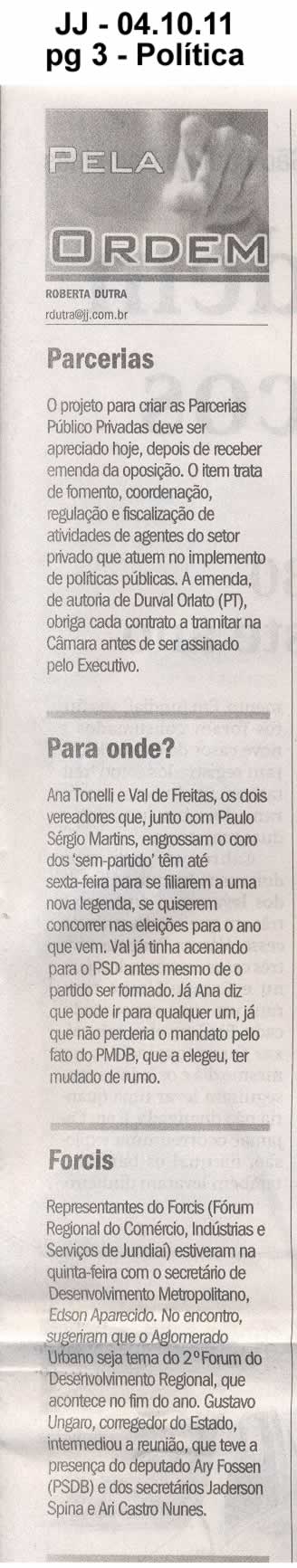 Jornal de Jundiaí - 04/10/2011