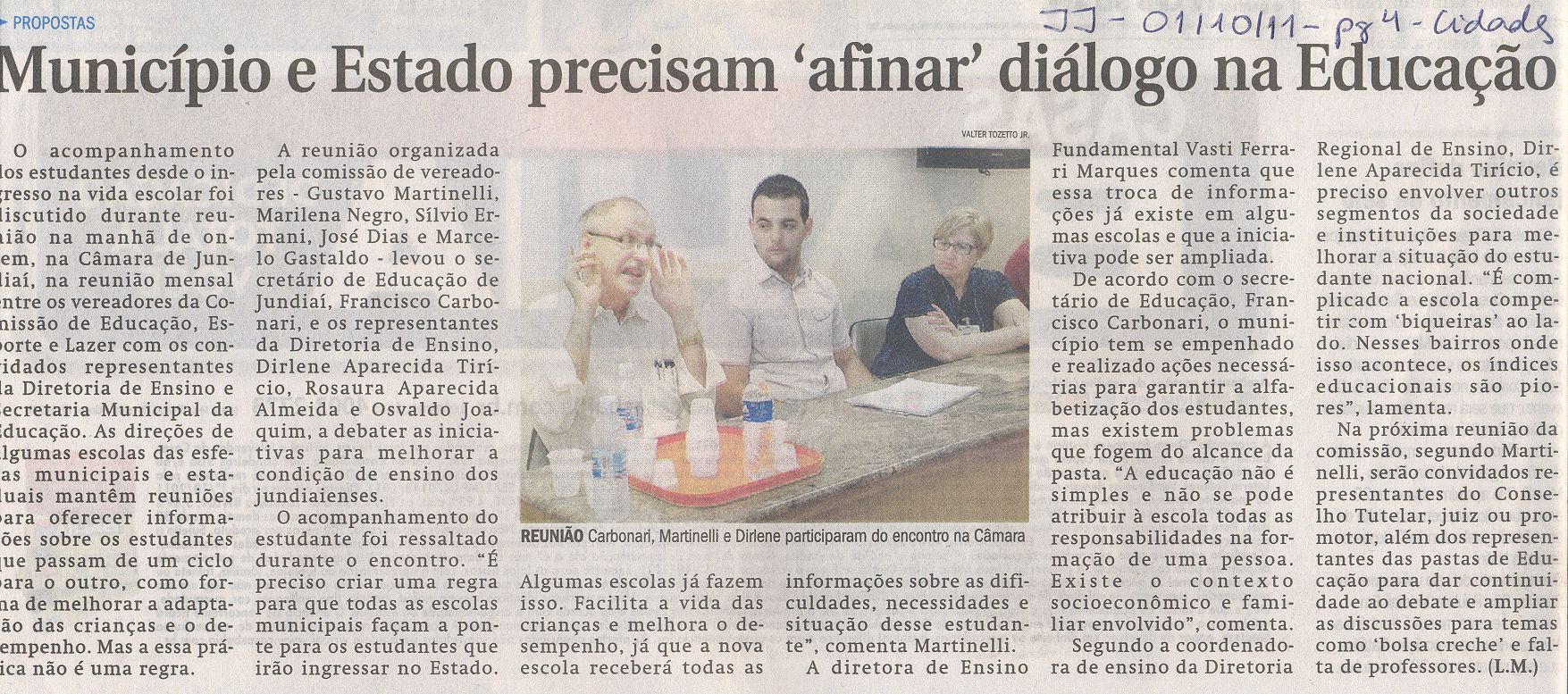Jornal de Jundiaí - 01/10/2011