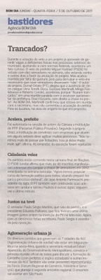 Bom Dia Jundiaí - 05/10/2011