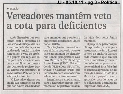 Jornal de Jundiaí - 05/10/2011