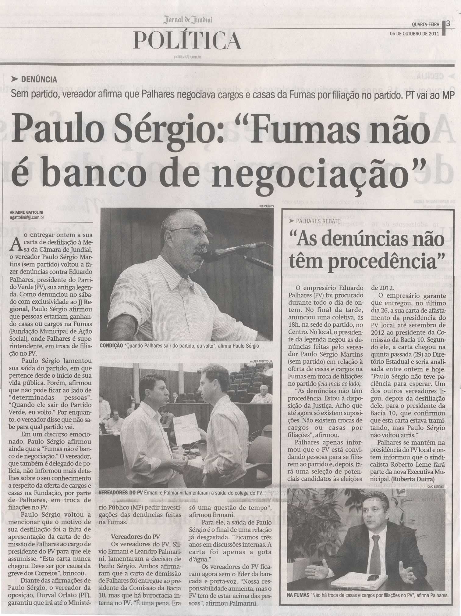Jornal de Jundiaí - 05/10/2011