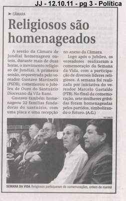 Jornal de Jundiaí - 12/10/2011