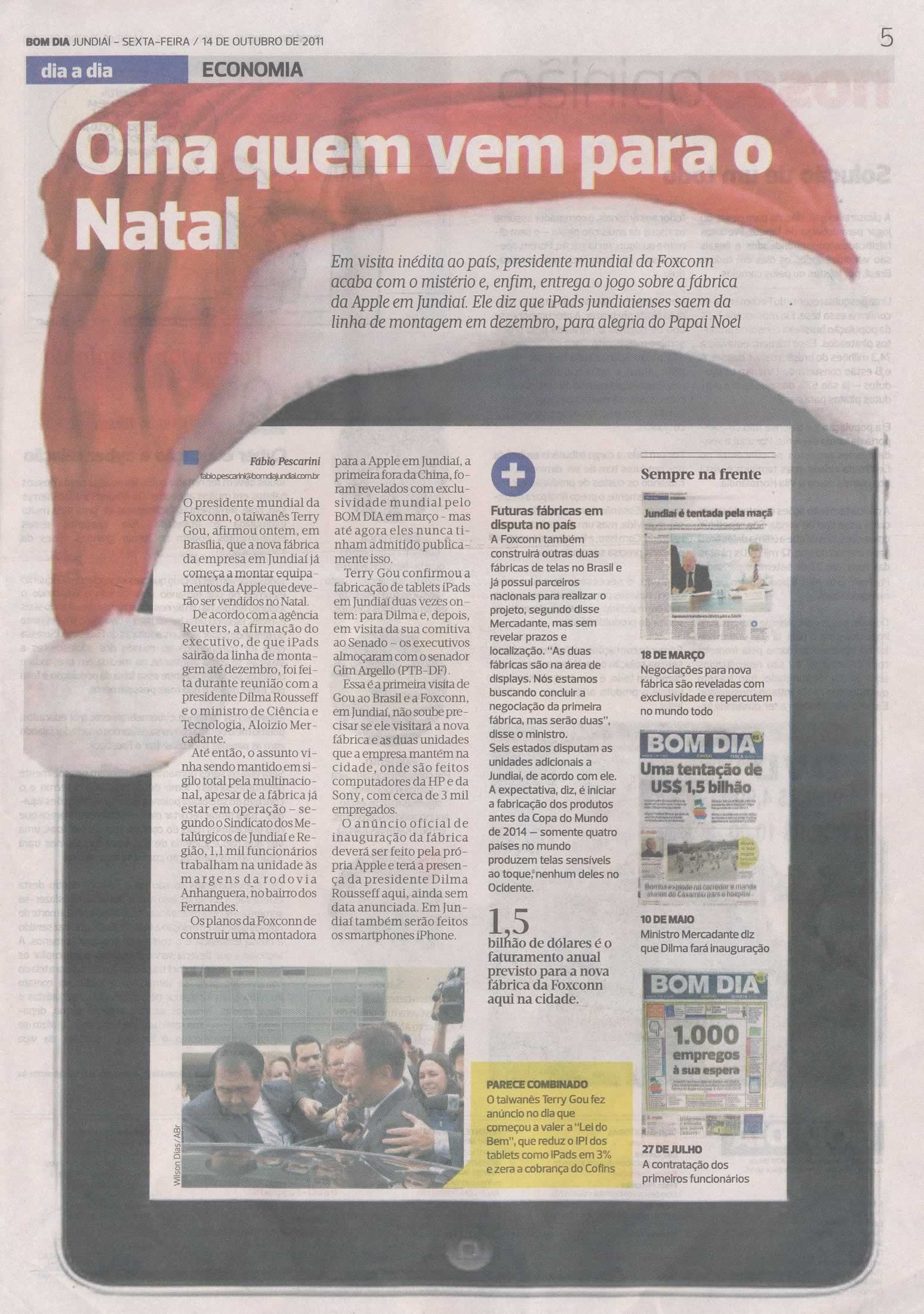 Bom Dia Jundiaí - 14/10/2011