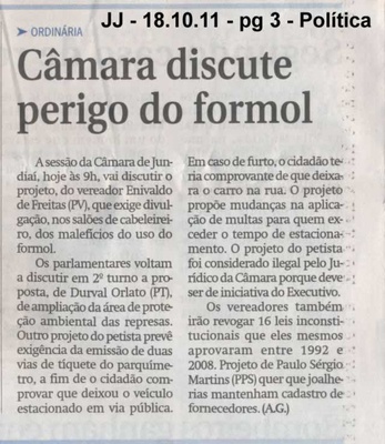 Jornal de Jundiaí - 18/10/2011