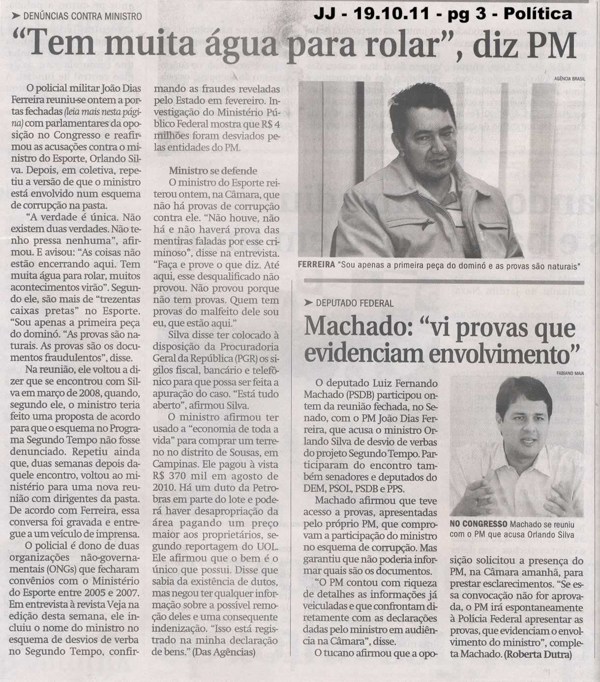 Jornal de Jundiaí - 19/10/2011