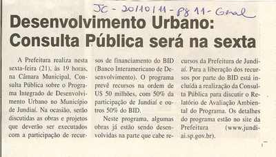 Jornal da Cidade - 20/10/2011