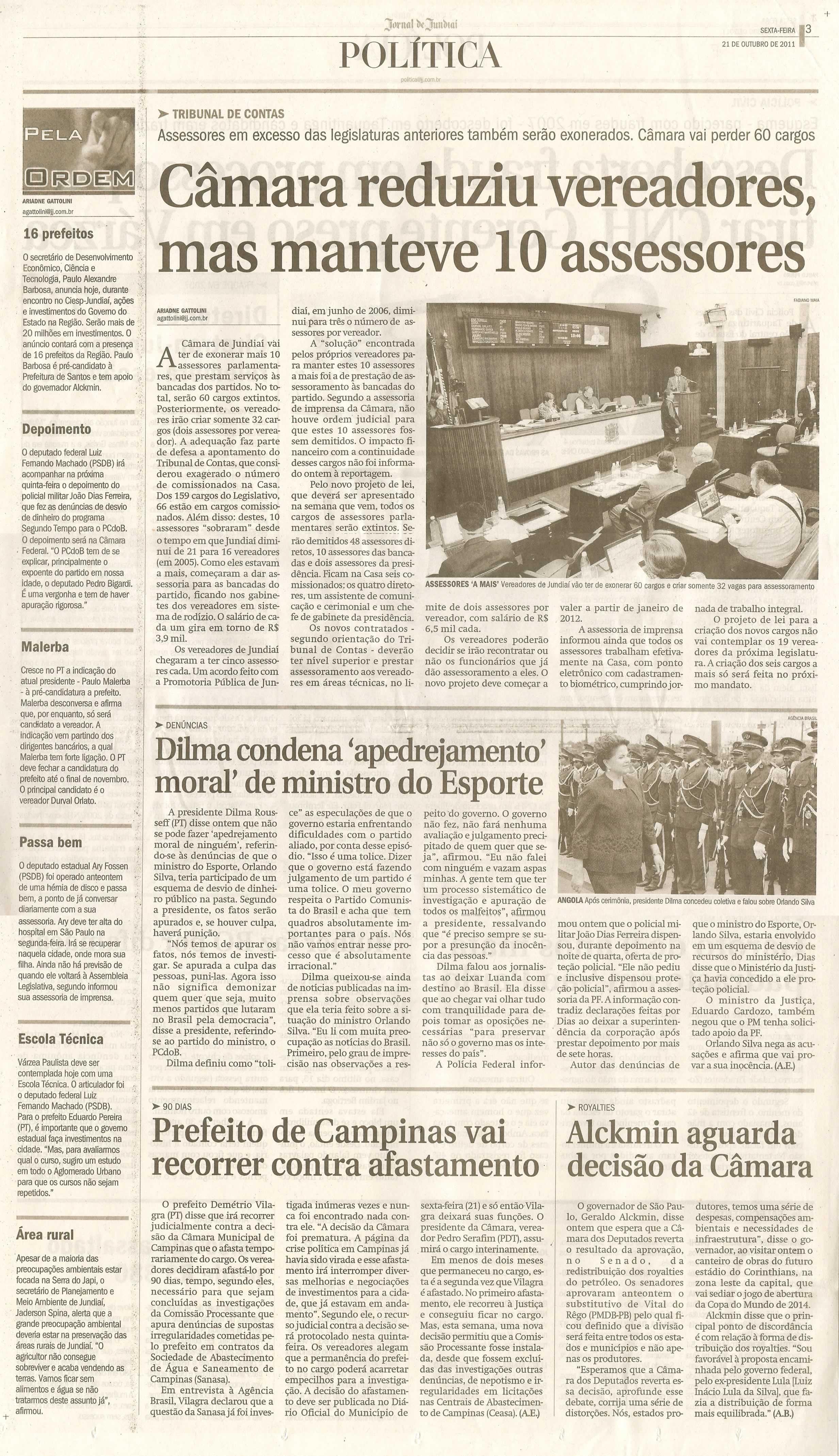 Jornal de Jundiaí - 21/10/2011
