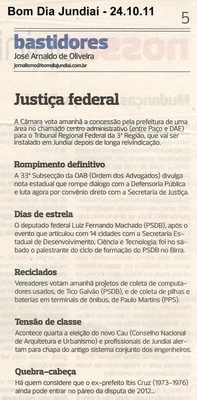 Bom Dia Jundiaí - 24/10/2011
