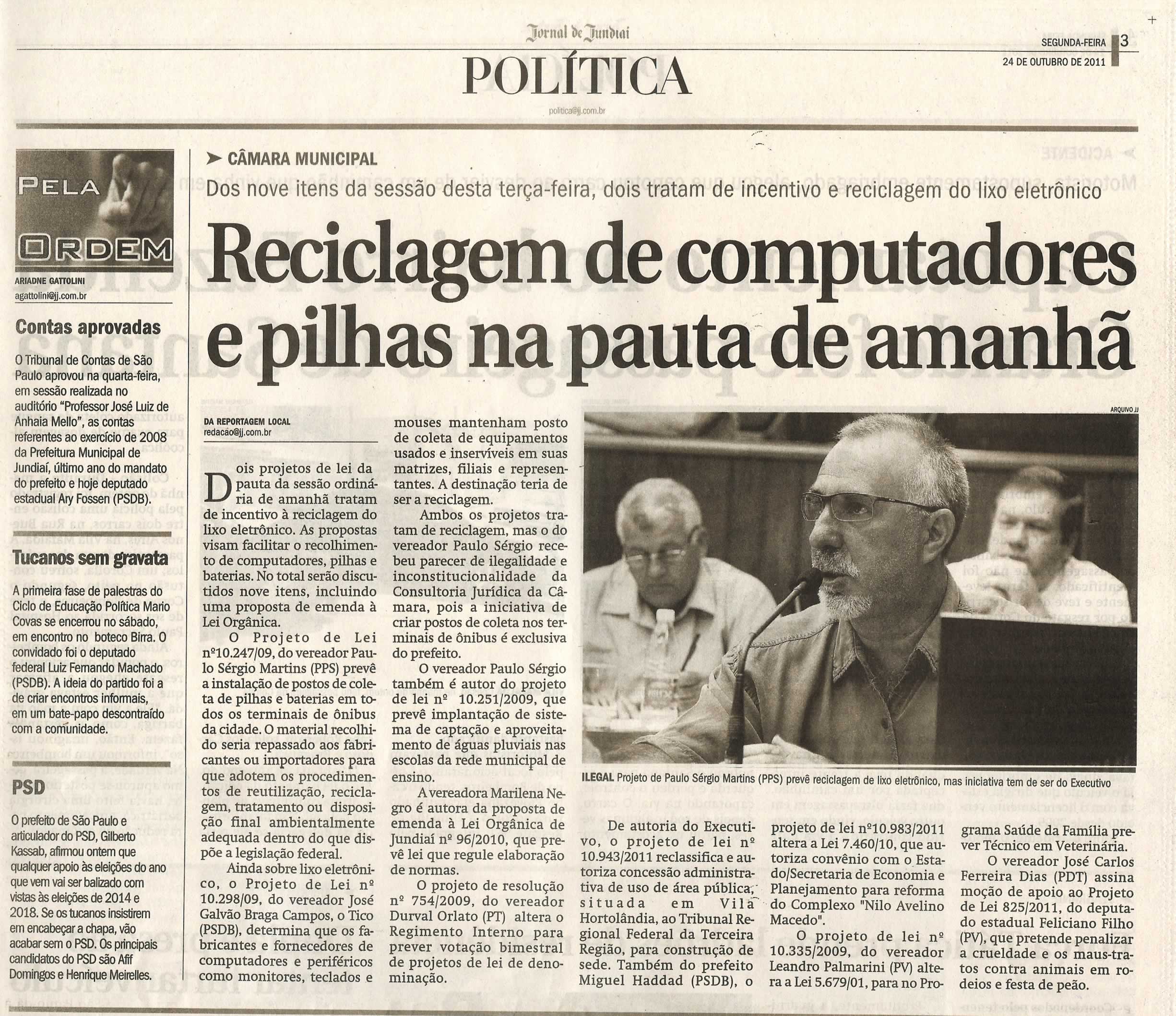 Jornal de Jundiaí - 24/10/2011