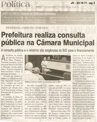 Jornal da Cidade - 23/10/2011