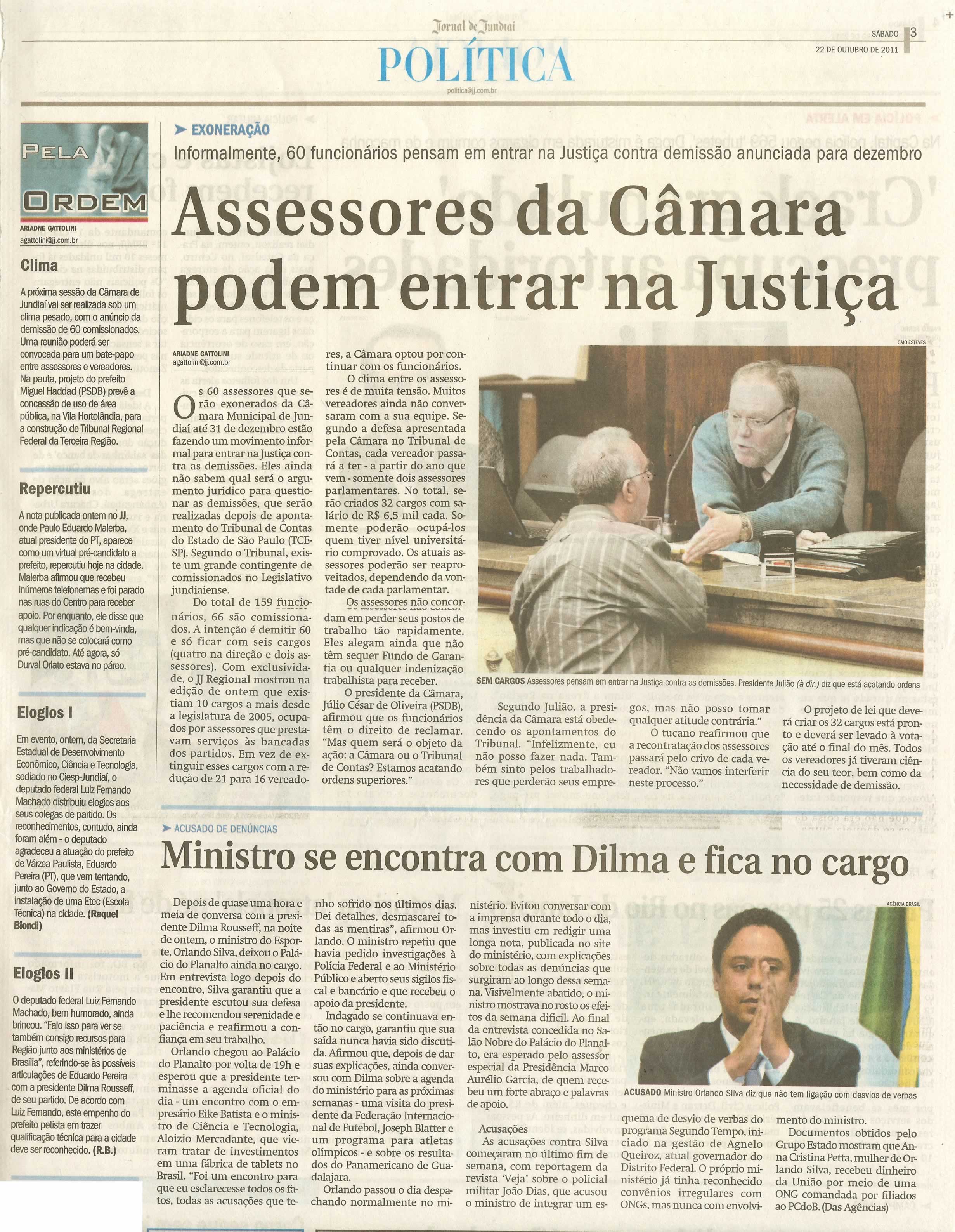 Jornal de Jundiaí - 22/10/2011