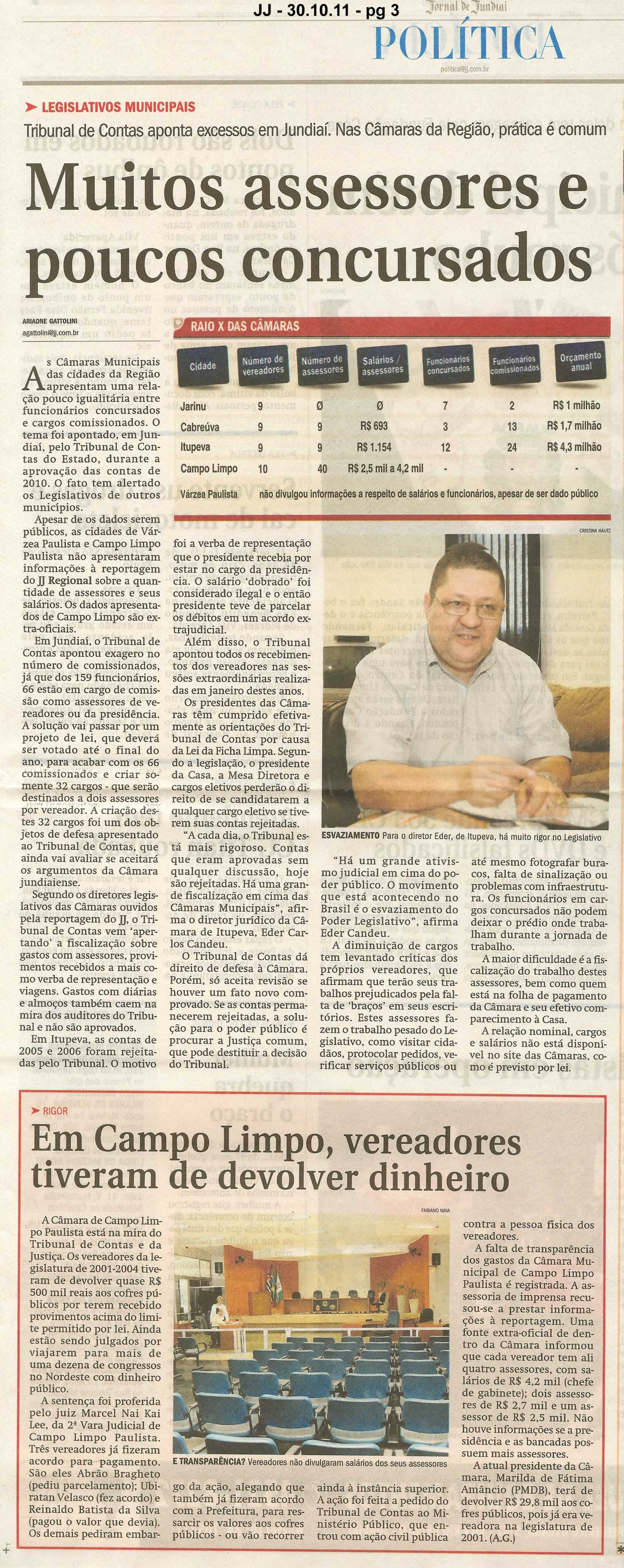 Jornal de Jundiaí - 30/10/2011