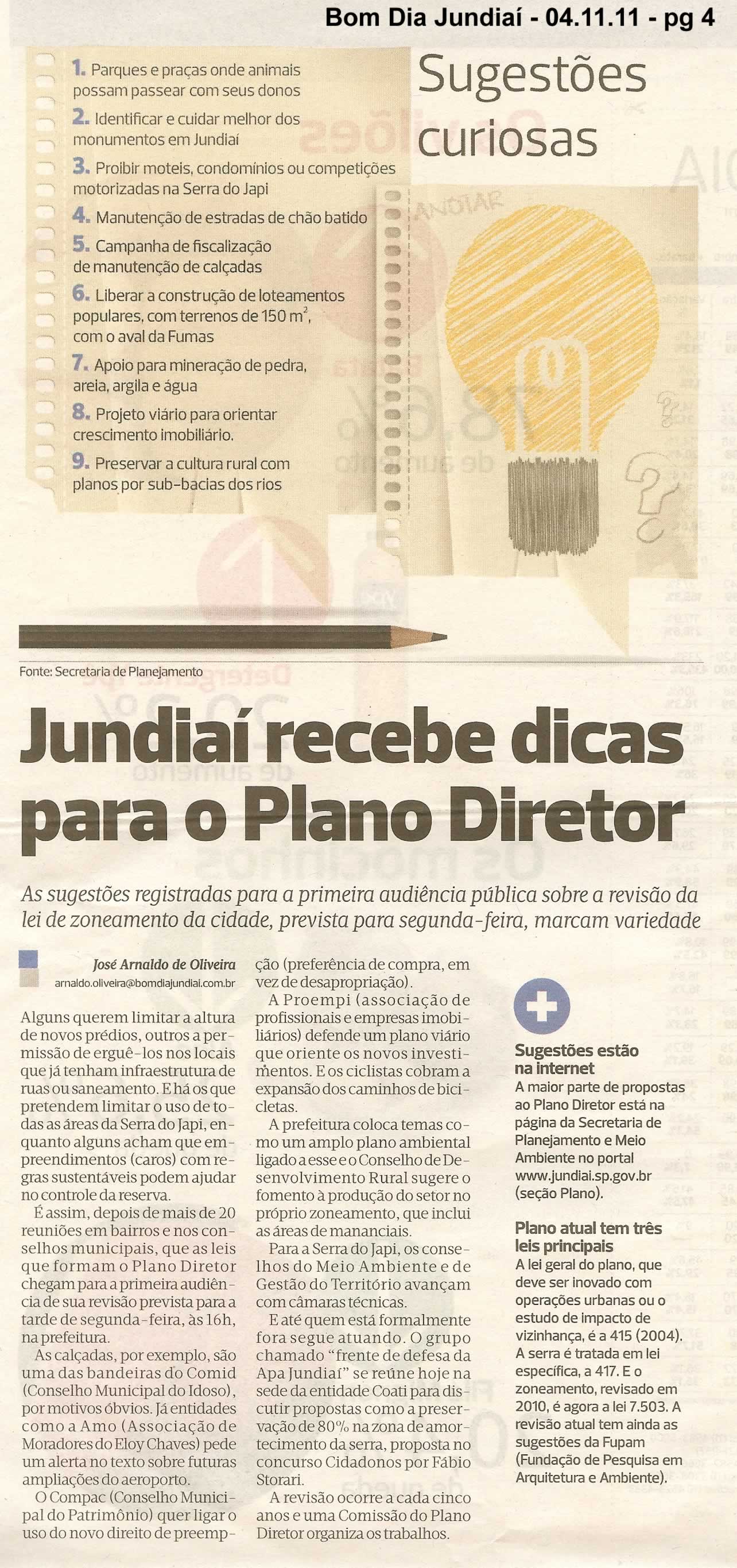 Bom Dia Jundiaí - 04/11/2011