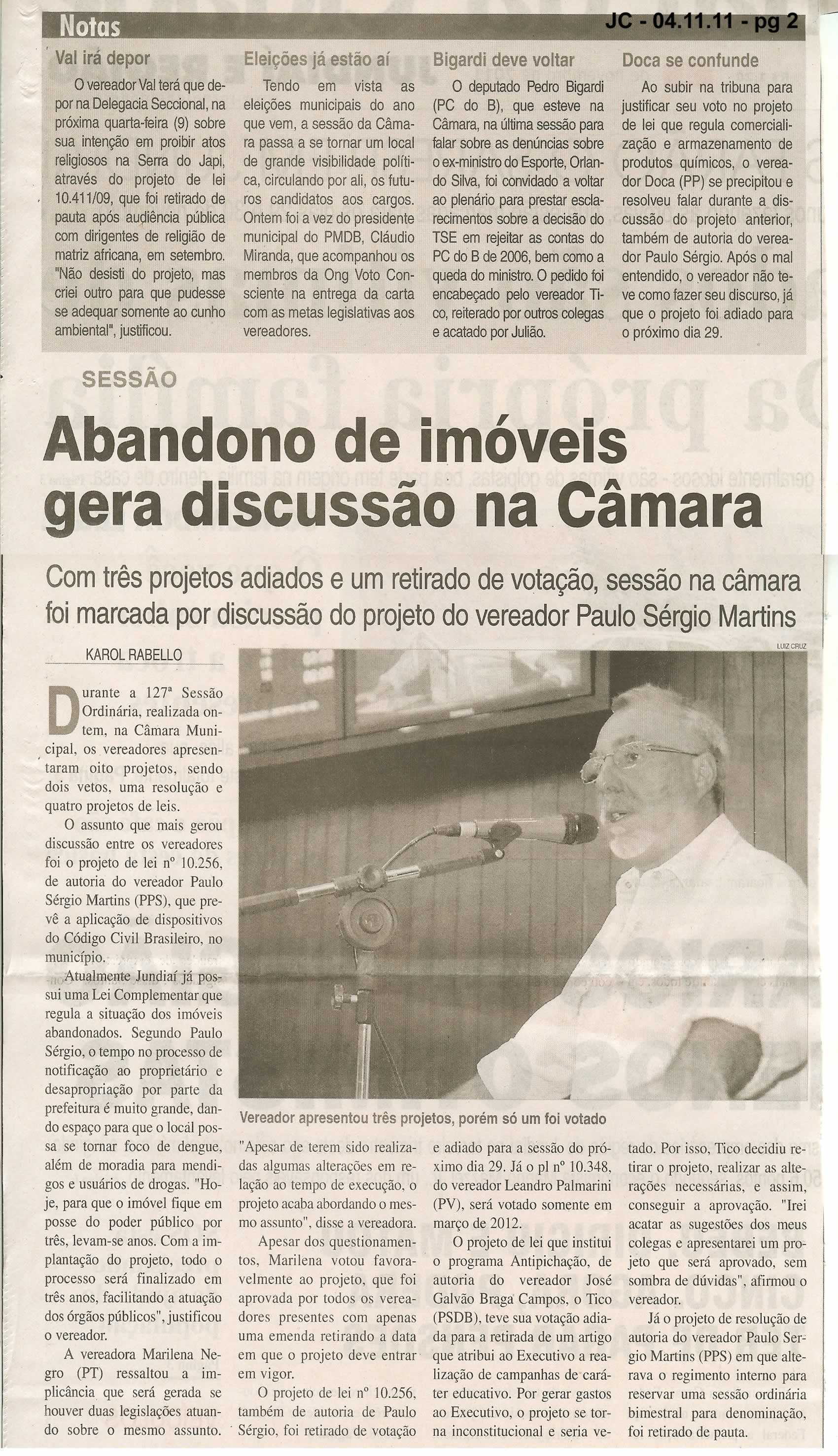 Jornal da Cidade - 04/11/2011