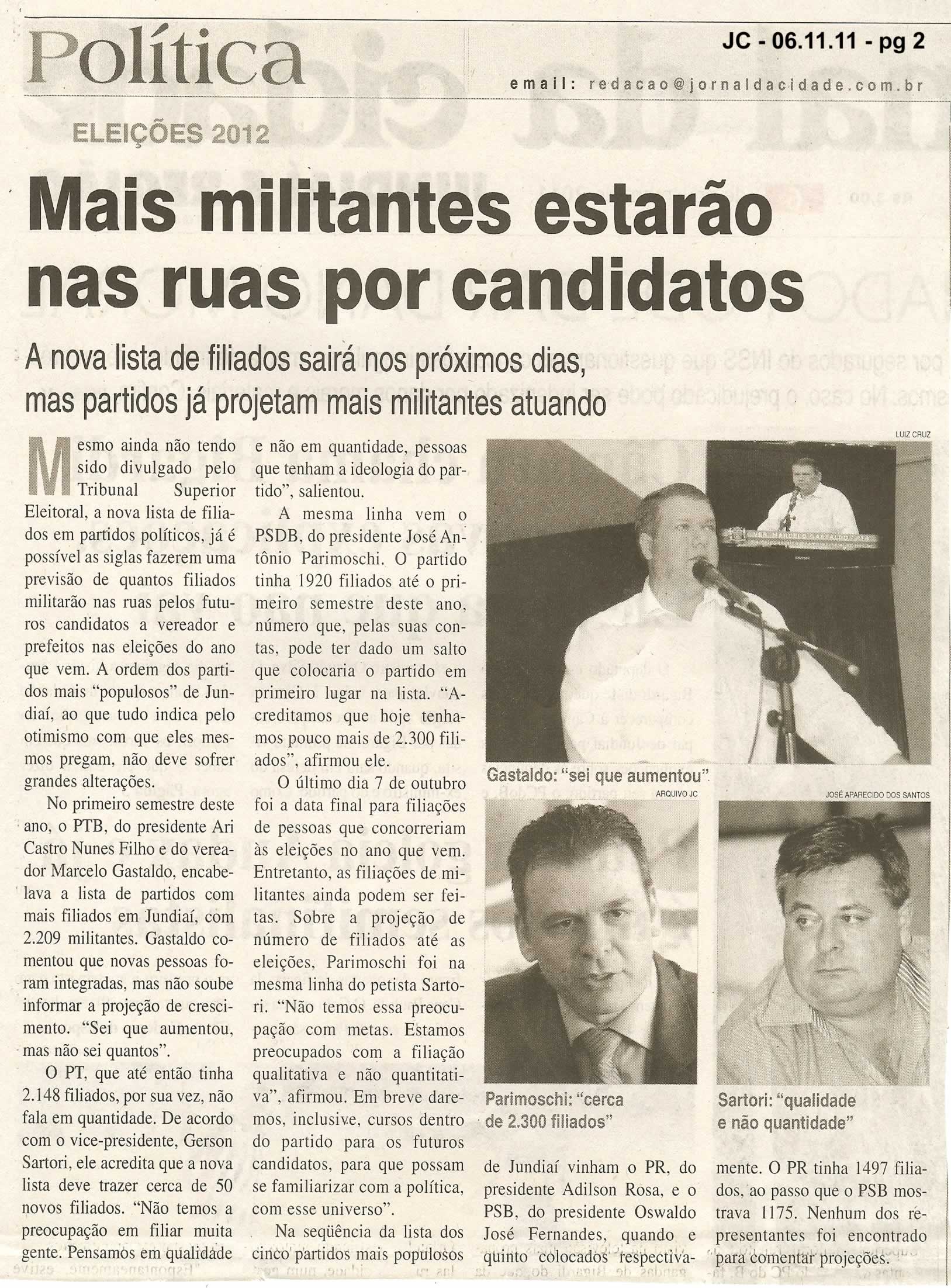 Jornal da Cidade - 06/11/2011
