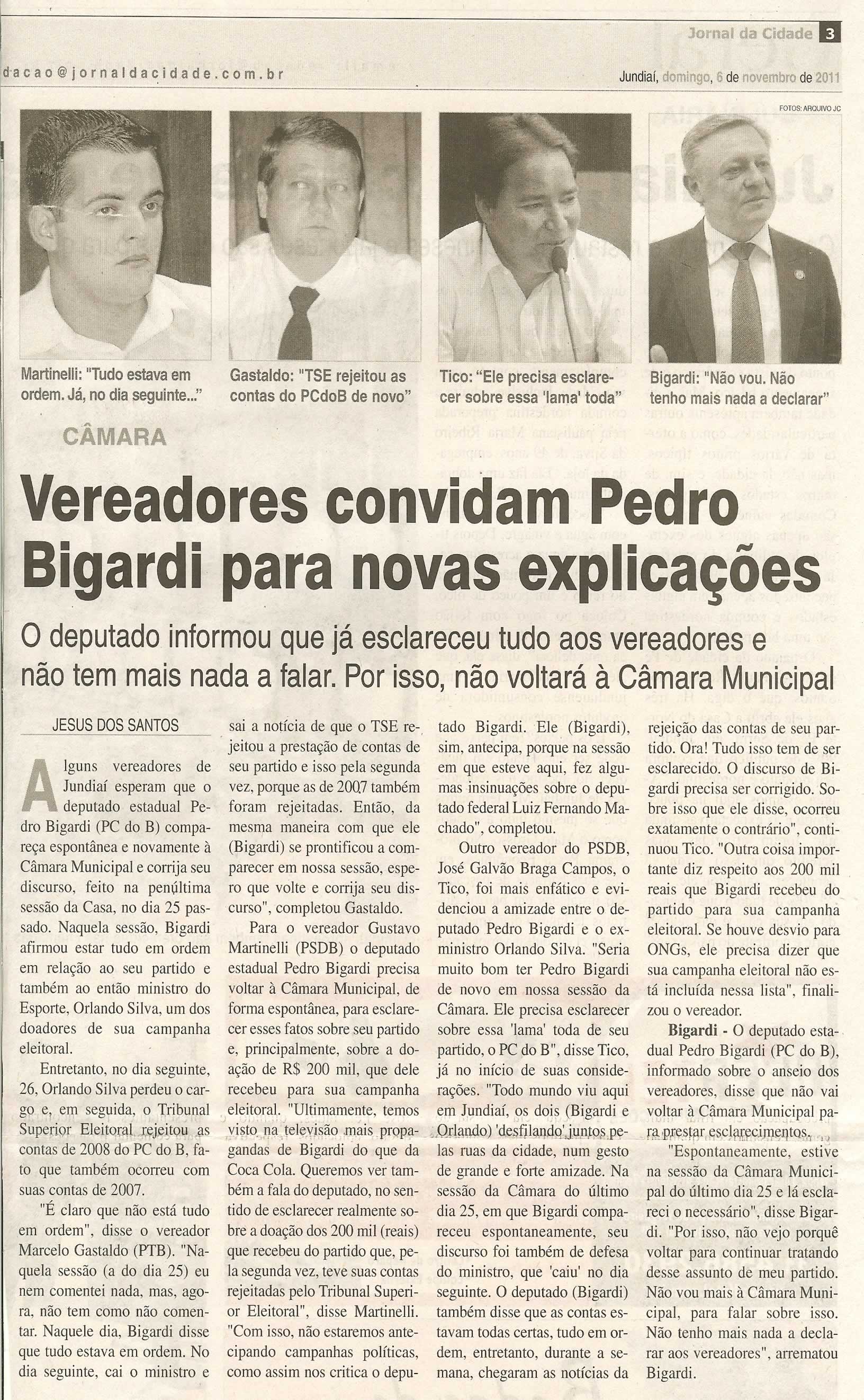 Jornal da Cidade - 06/11/2011
