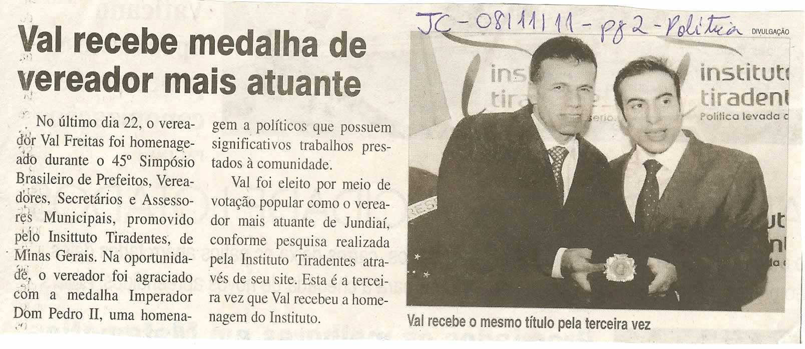 Jornal da Cidade - 08/11/2011