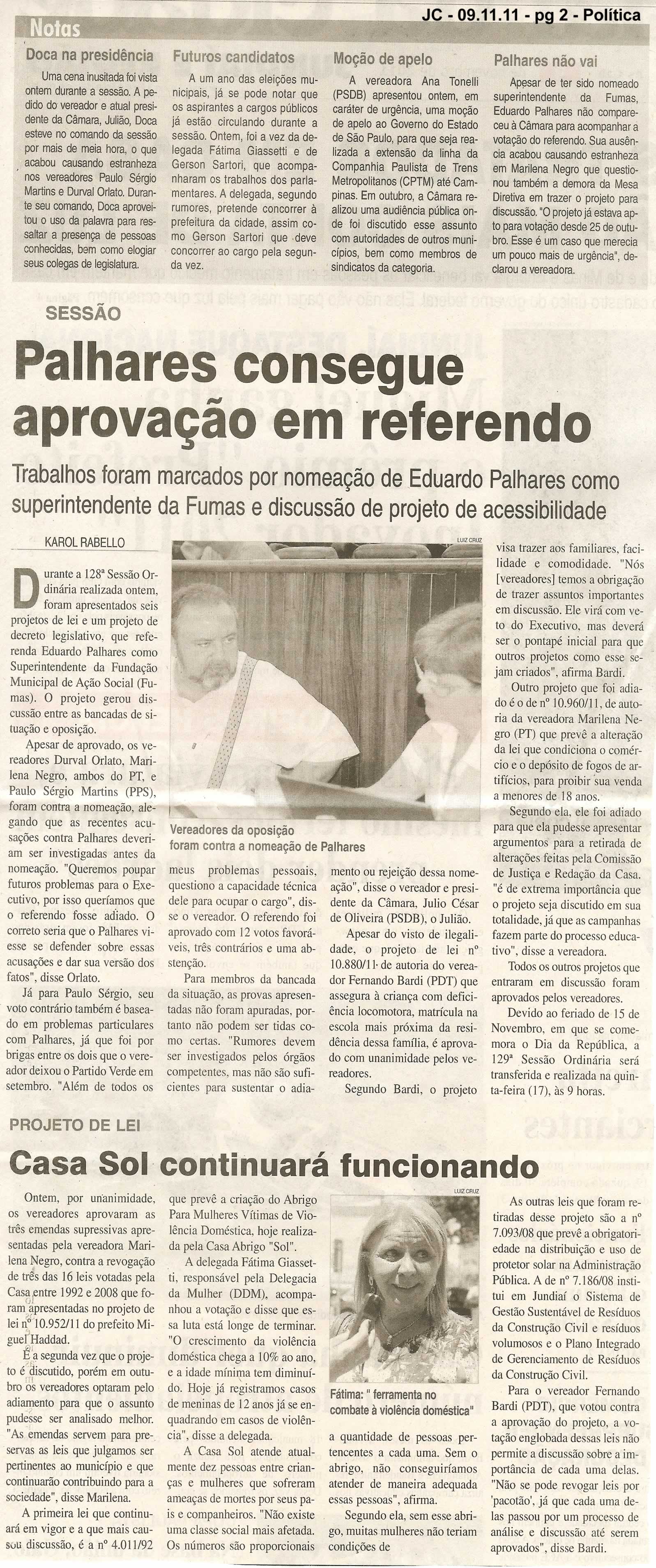 Jornal da Cidade - 09/11/2011