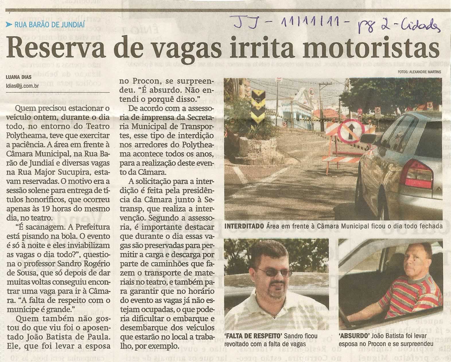 Jornal de Jundiaí - 11/11/2011