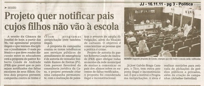 Jornal de Jundiaí - 16/11/2011