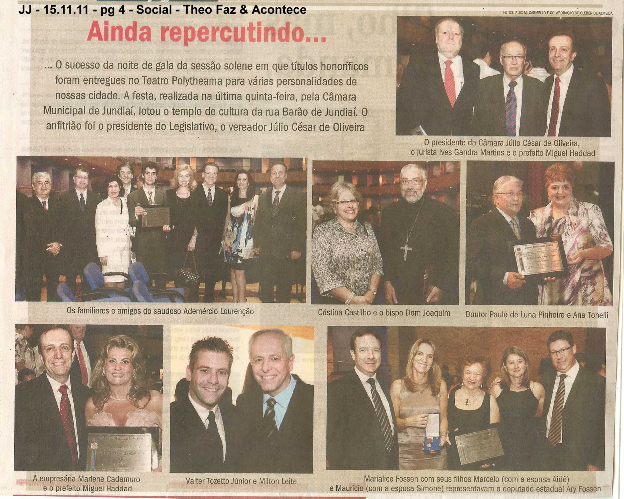 Jornal de Jundiaí - 15/11/2011