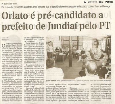 Jornal de Jundiaí - 21/11/2011