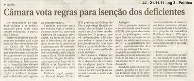 Jornal de Jundiaí - 21/11/2011