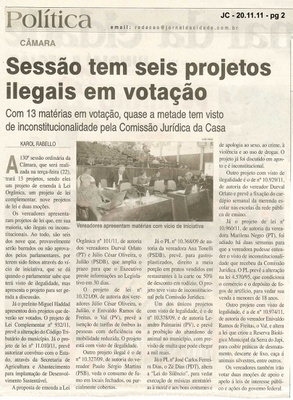 Jornal da Cidade - 20/11/2011