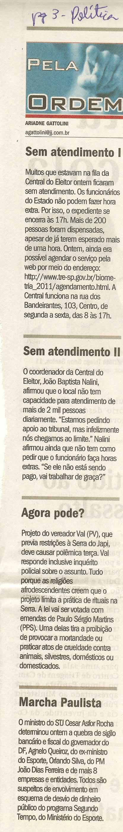 Jornal de Jundiaí - 19/11/2011