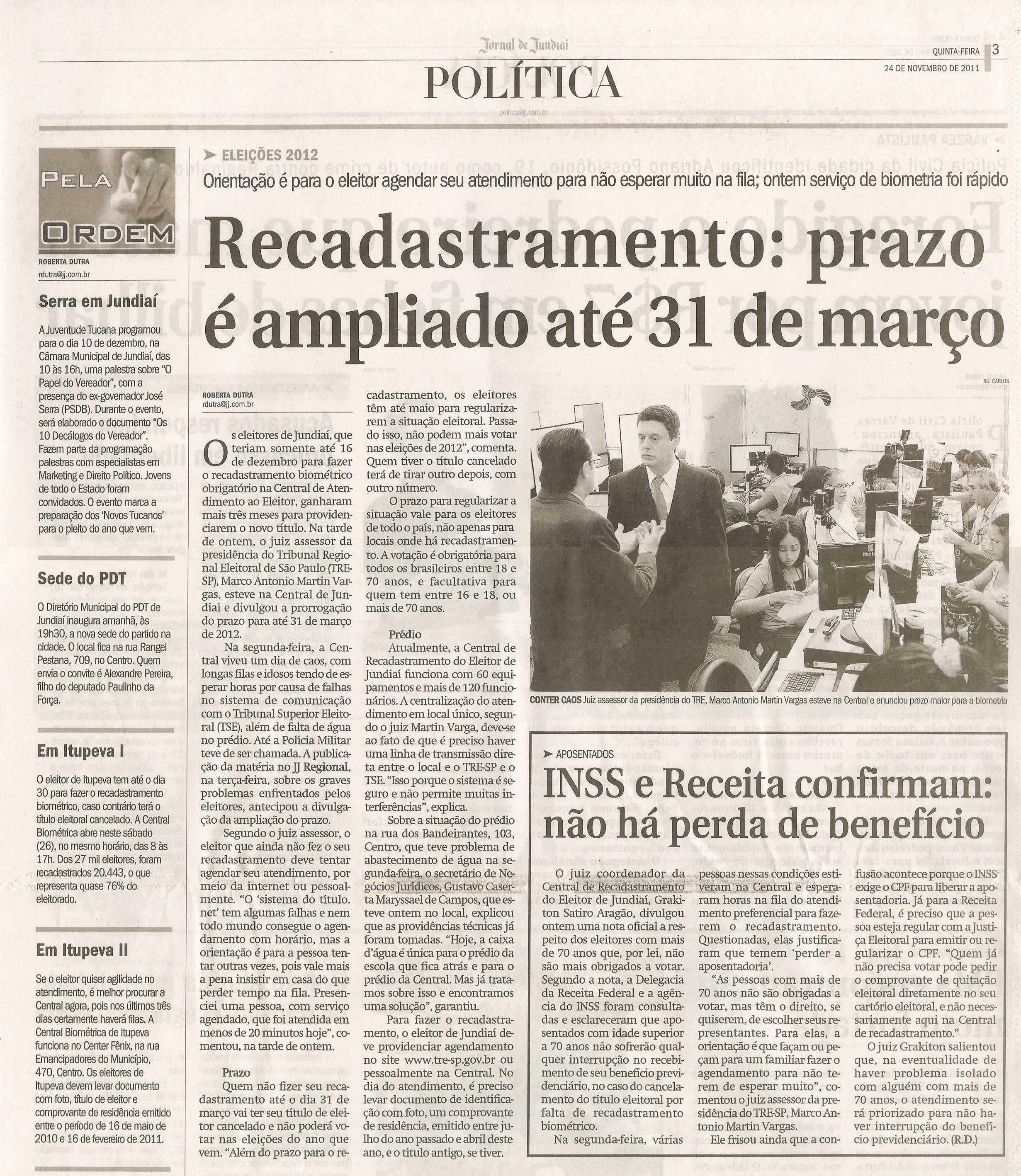 Jornal de Jundiaí - 24/11/2011