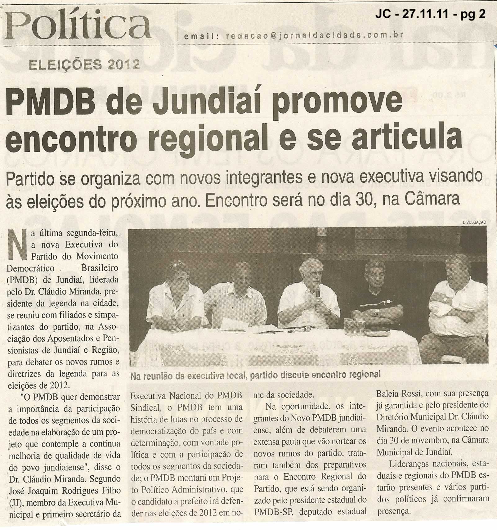 Jornal da Cidade - 27/11/2011