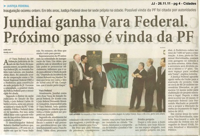 Jornal de Jundiaí - 26/11/2011