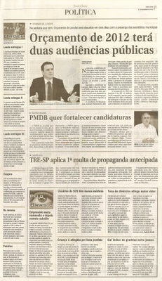 Jornal de Jundiaí - 01/12/2011