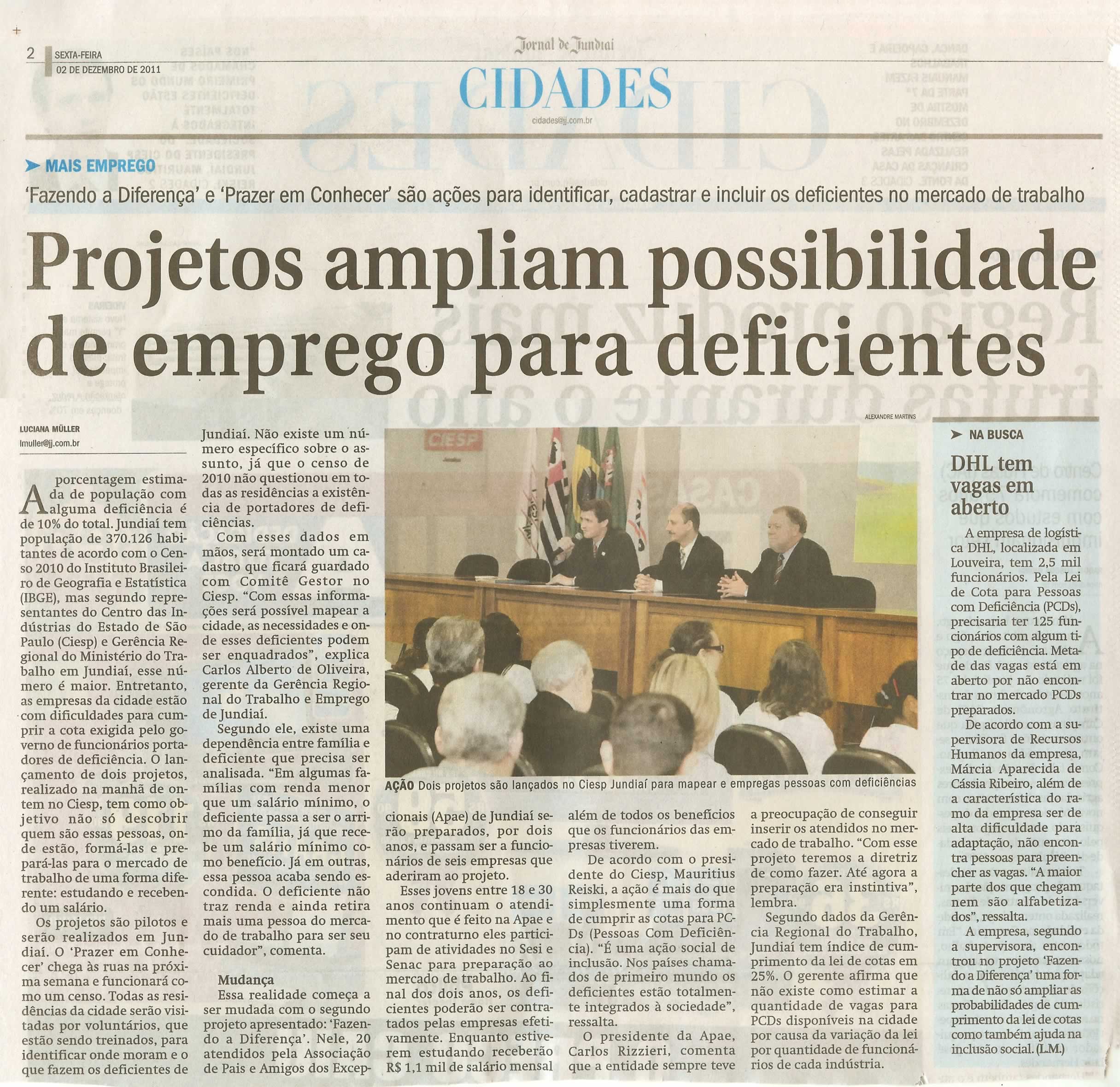 Jornal de Jundiaí - 02/12/2011