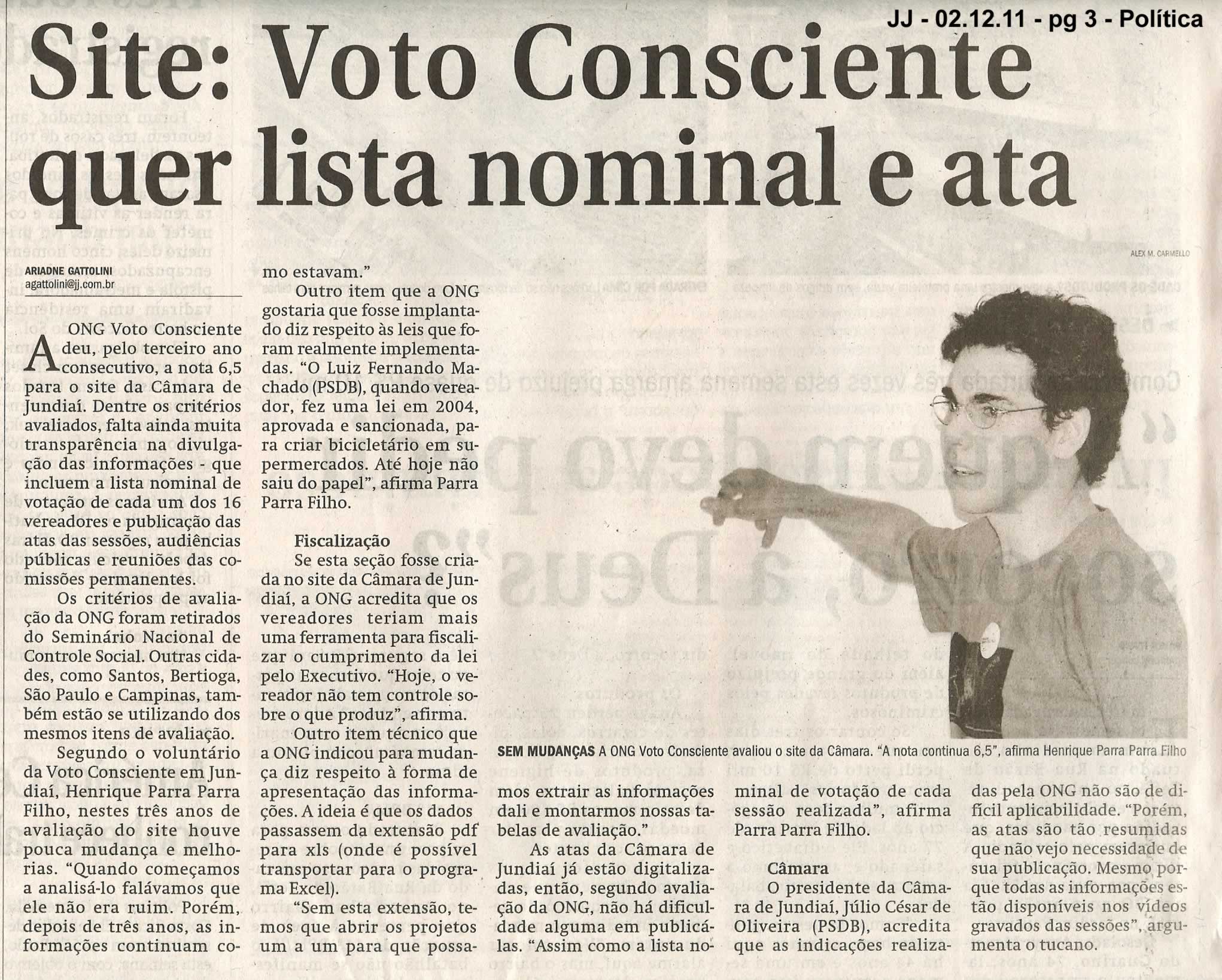Jornal de Jundiaí - 02/12/2011
