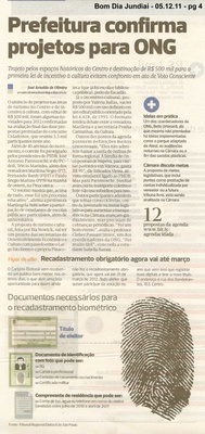 Bom Dia Jundiaí - 05/12/2011