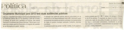 Jornal da Cidade - 06/12/2011